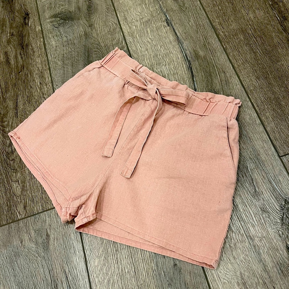 Bow tie High Waist Shorts